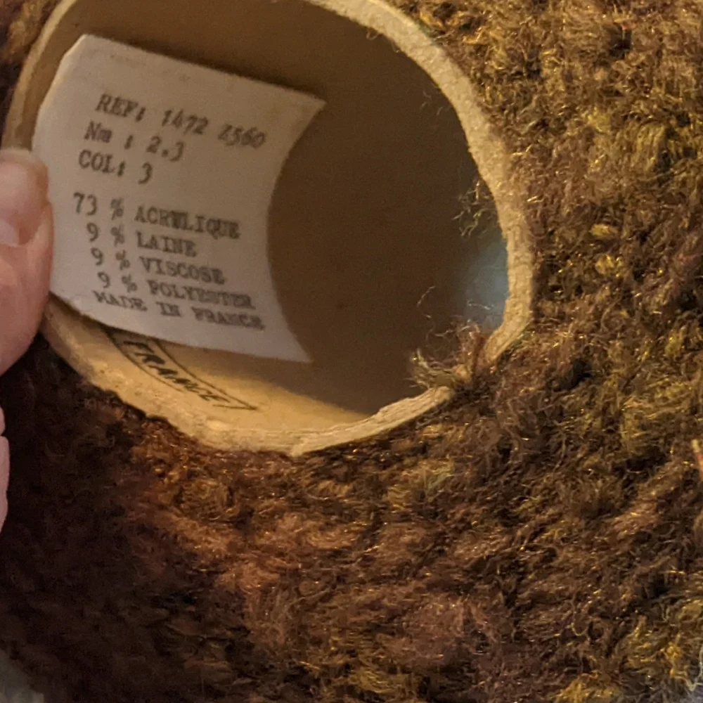 Made in France brown fuzzy